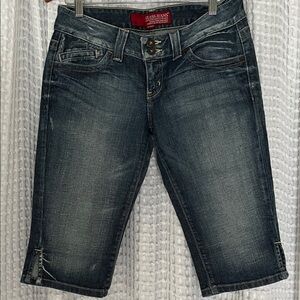 Guess Jeans Blue Denim Capri Pants